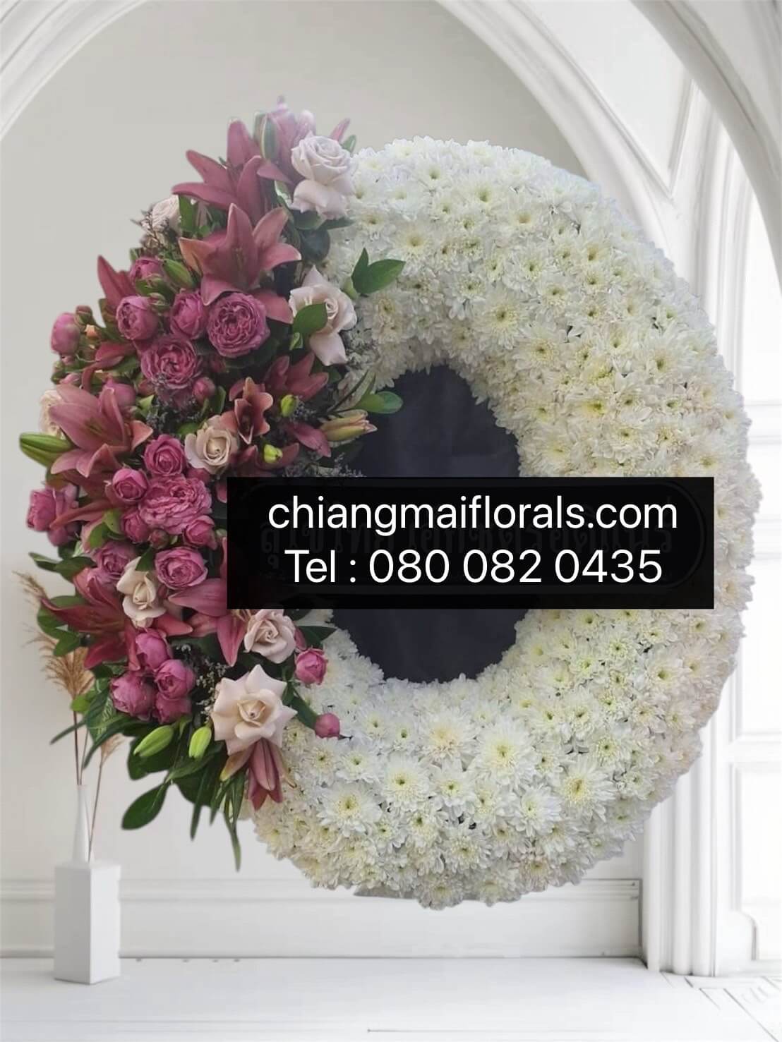 พวงหรีดพรีเมี่ยม-p021