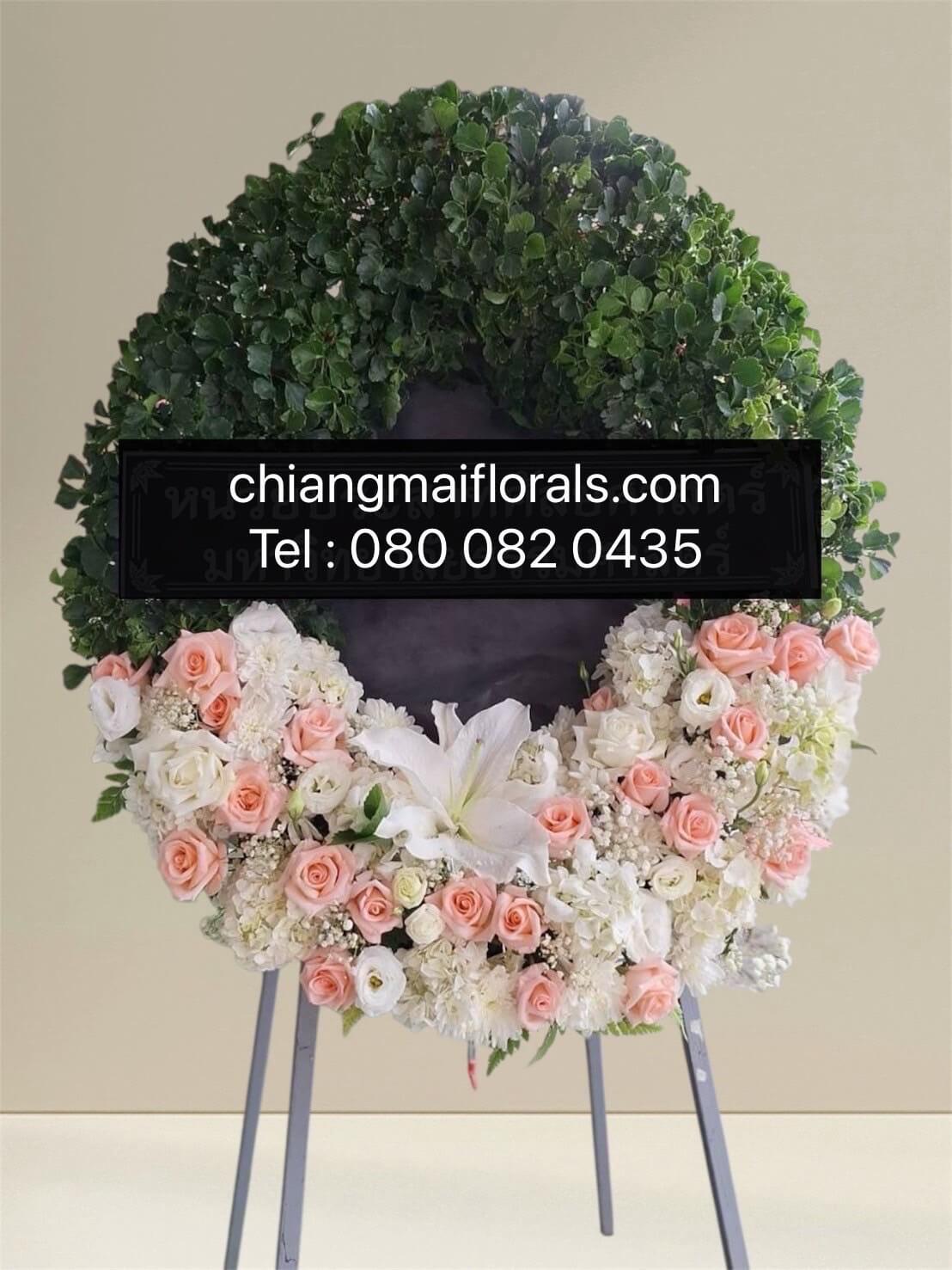 พวงหรีดพรีเมี่ยม-p033