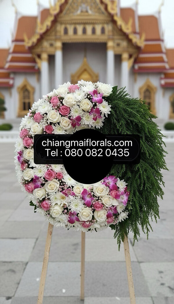 ร้านพวงหรีดเชียงใหม่ -วัดเจดีย์หลวง - J018