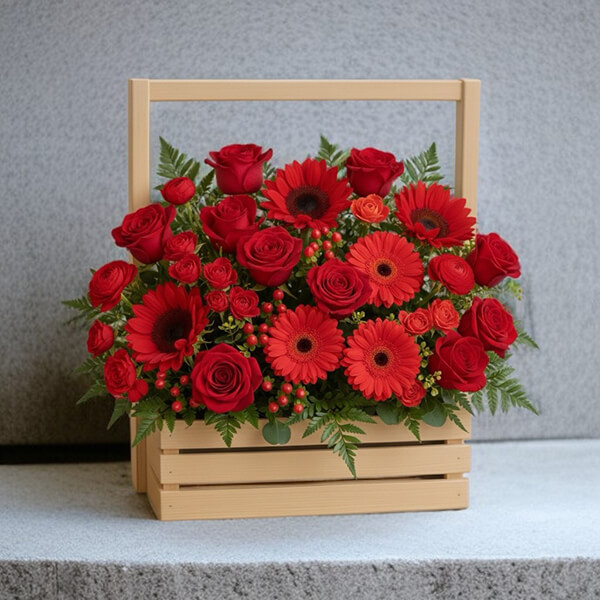 กระเช้าดอกไม้   cmbsk-030